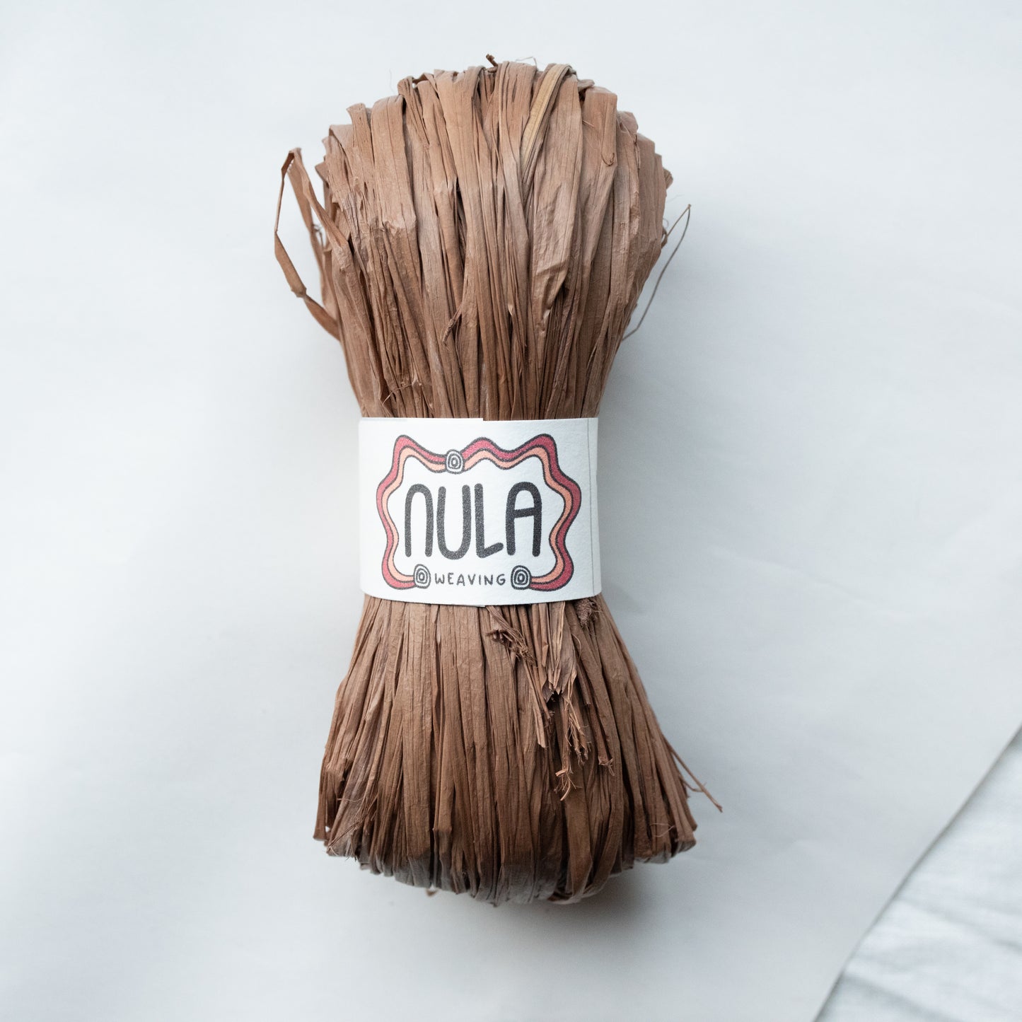 hand-dyed raffia: 70g Driftwood