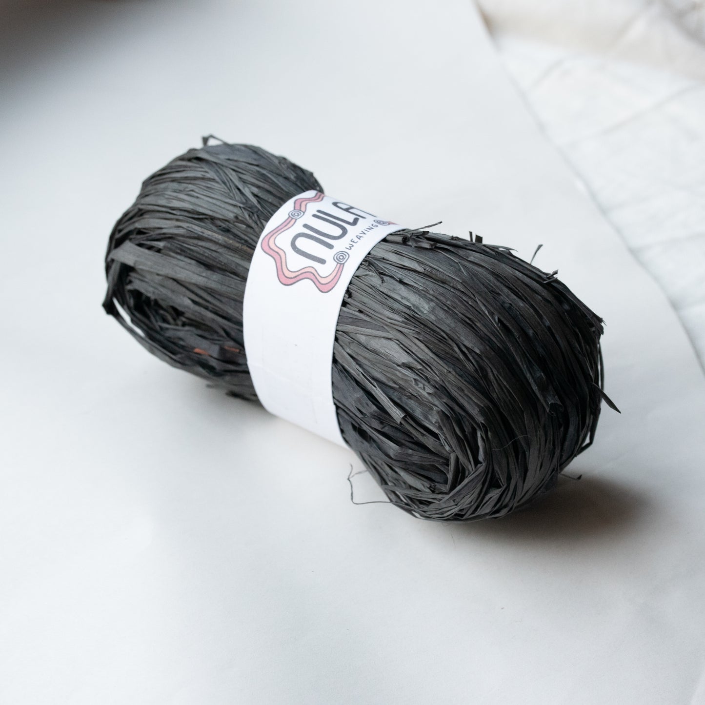 hand-dyed raffia: 70g Ink