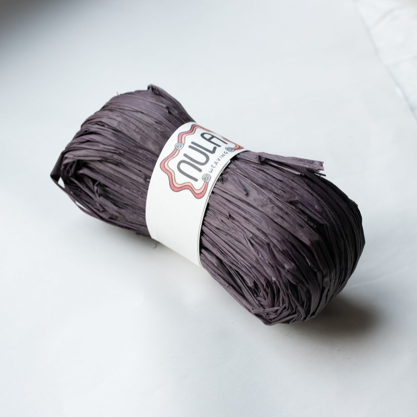 hand-dyed raffia: 70g Mulberry Haze