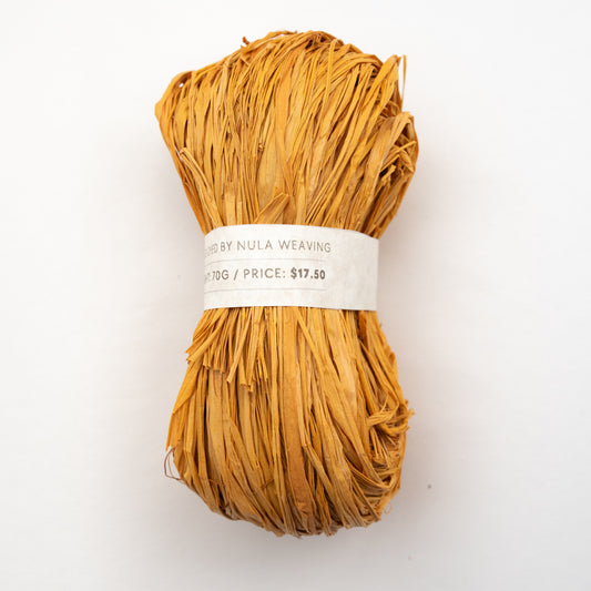 hand-dyed raffia: 70g no.1