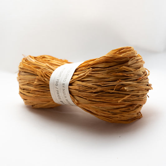 hand-dyed raffia: 70g no.1