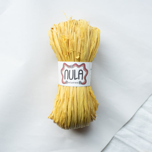 hand-dyed raffia: 70g Butter